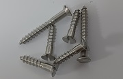 Stainless Steel Countersunk Slotted Woodscrews A2 - (Sold in 10's)